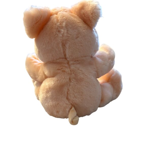 Animal Alley Peach Stuffed Pig Plush Puppet Toy 10" Soft Cuddly Kids Collectible - Picture 3 of 4